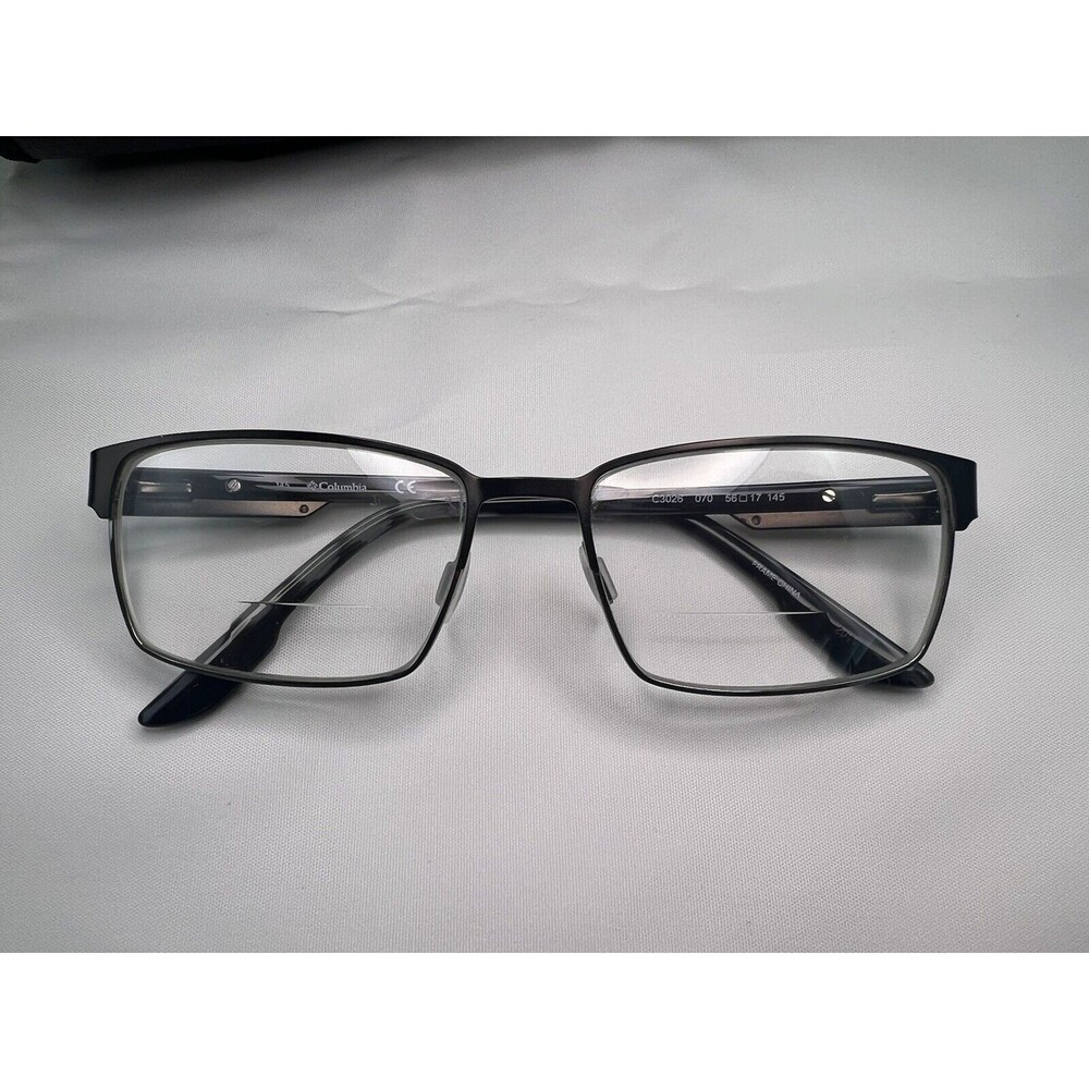 COLUMBIA C3026 070 BRONZE GREY BLACK EYEGLASSES Full Rim 56mm Frame Only W Case‎ - Picture 2 of 12